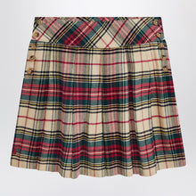 Polo Ralph Lauren Cream/red cotton twill tartan skirt