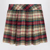 Polo Ralph Lauren Cream/red cotton twill tartan skirt