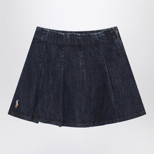  Polo Ralph Lauren Blue pleated denim skirt