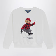  Polo Ralph Lauren White Polo Bear sweatshirt