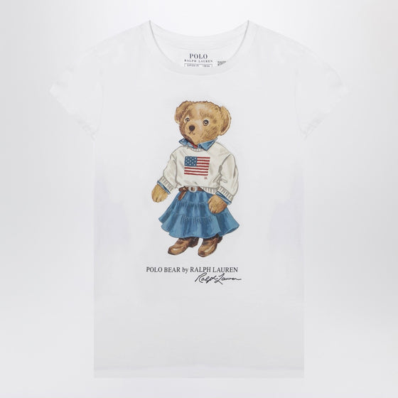Polo Ralph Lauren White Polo Bear T-shirt