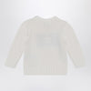 Polo Ralph Lauren White cotton jumper with flag inlay