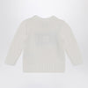 Polo Ralph Lauren White cotton jumper with flag inlay