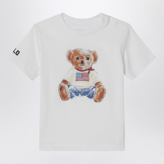 Polo Ralph Lauren White Polo Bear T-shirt