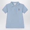 Polo Ralph Lauren Light blue cotton polo shirt with logo embroidery
