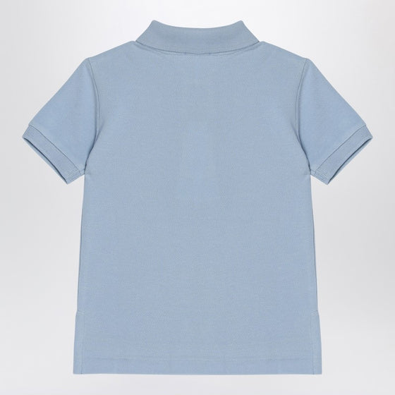 Polo Ralph Lauren Light blue cotton polo shirt with logo embroidery