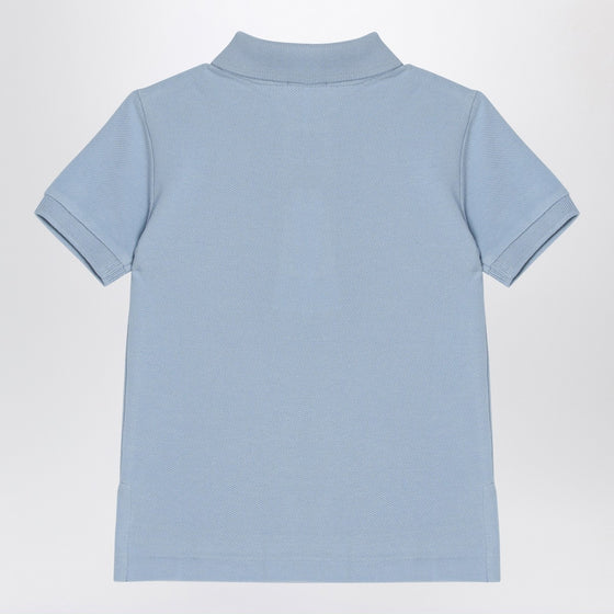 Polo Ralph Lauren Light blue cotton polo shirt with logo embroidery