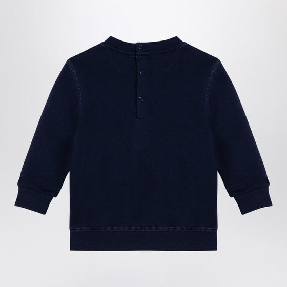 Polo Ralph Lauren Navy blue cotton sweatshirt with print
