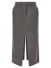 Co Wool And Cashmere Tailored Skirt