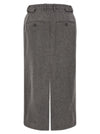 Co Wool And Cashmere Tailored Skirt