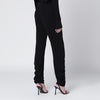 Francesco Murano Black pants with draping