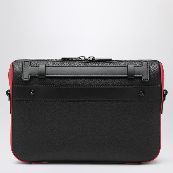 Christian Louboutin Ruisbuddy black grained leather shoulder bag
