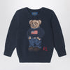 Polo Ralph Lauren Navy blue Polo Bear cotton sweater