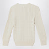 Polo Ralph Lauren Cream cable-knit crewneck sweater