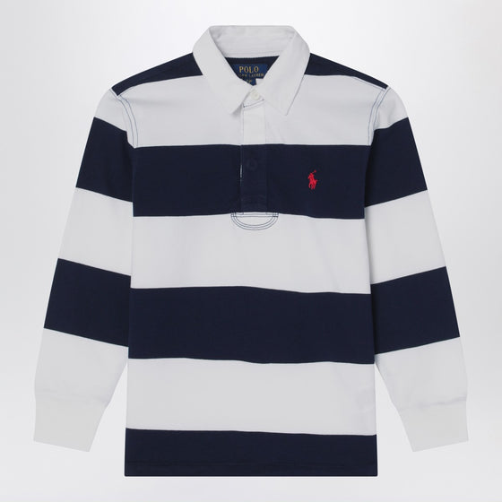 Polo Ralph Lauren White/navy blue striped polo
