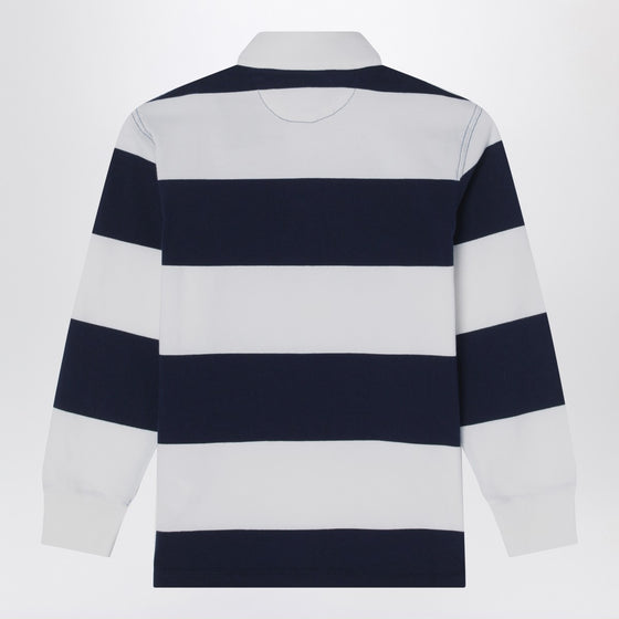 Polo Ralph Lauren White/navy blue striped polo