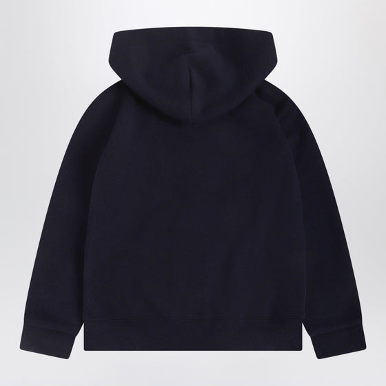 Polo Ralph Lauren Navy blue zip hoodie with logo