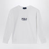 Polo Ralph Lauren White cotton sweatshirt with logo
