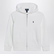  Polo Ralph Lauren White zip-up sweatshirt in cotton blend