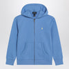 Polo Ralph Lauren Light blue zip-up sweatshirt in cotton blend