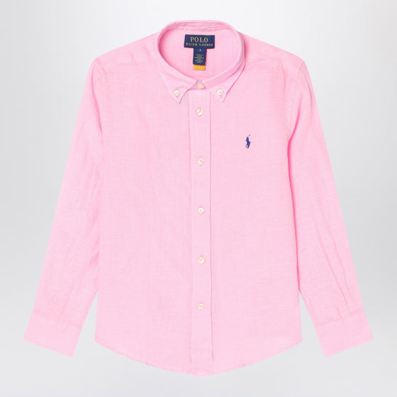 Polo Ralph Lauren Pink linen button-down shirt