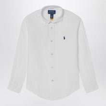  Polo Ralph Lauren White linen button-down shirt