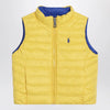 Polo Ralph Lauren Reversible padded vest in sapphire blue/yellow