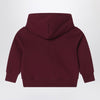 Polo Ralph Lauren Bordeaux cotton Polo Bear sweatshirt