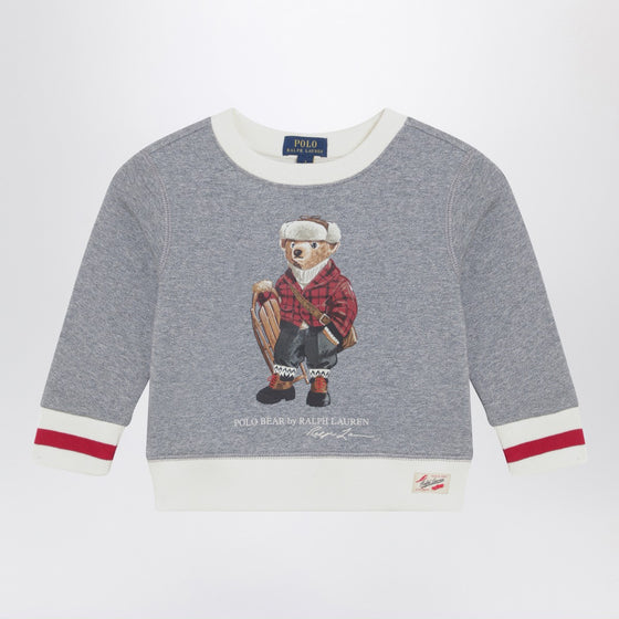 Polo Ralph Lauren Polo Bear sweatshirt in grey/ivory