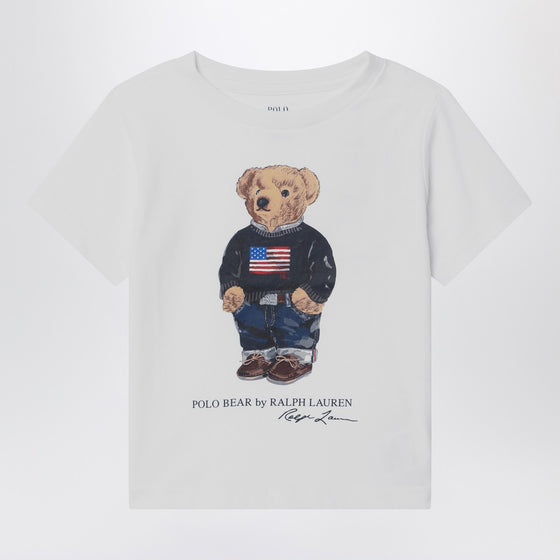 Polo Ralph Lauren White Polo Bear T-shirt