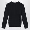 Polo Ralph Lauren Black cable-knit crewneck sweater