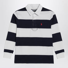  Polo Ralph Lauren White/navy striped polo shirt