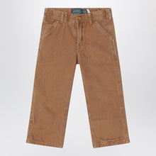  Polo Ralph Lauren Brown vintage-effect cotton trousers