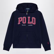 Polo Ralph Lauren Navy blue cotton blend sweatshirt with logo