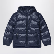  Polo Ralph Lauren Glossy navy blue zip-up jacket