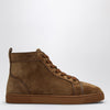 Christian Louboutin Brown suede Louis High-top sneakers