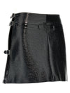 Courreges Mini Multi Sangle Vinyl Skirt