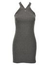 Courreges Criss Cross 90s Mini Dress
