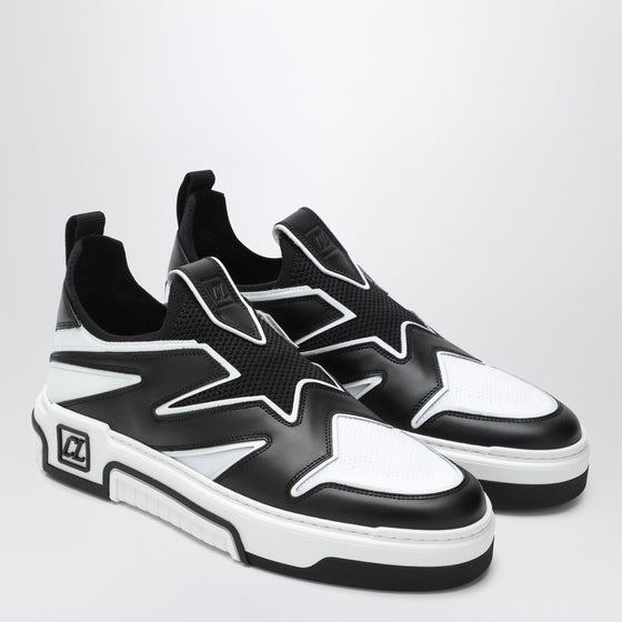 Christian Louboutin Astroflash black leather and textile sneakers