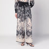 ZIMMERMANN Cream Rhiannon trousers with fantasy print