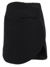 Courreges Circle Satin Skirt