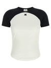 Courreges Circle Contrast T-shirt