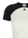 Courreges Circle Contrast T-shirt