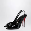 Christian Louboutin Sofia Z slingback pumps in black patent leather