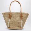 Christian Louboutin Venus Tote Bag in Natural-Colored Raffia