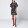 FARM Rio Black Belle Garden mini dress with belt