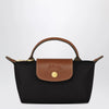 Longchamp Le Pliage Original Pebble clutch bag black