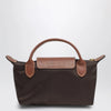 Longchamp Le Pliage Original Pebble clutch bag moka