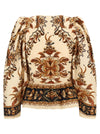Farm Rio Majestic Garden Sand Blouse