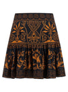 Farm Rio Cornely Anika Black Skirt